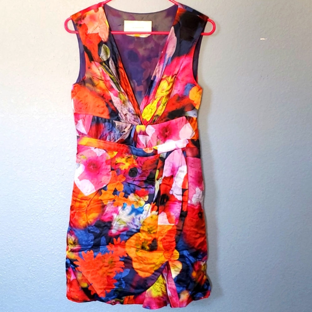 Silk Mulyicolored Dress